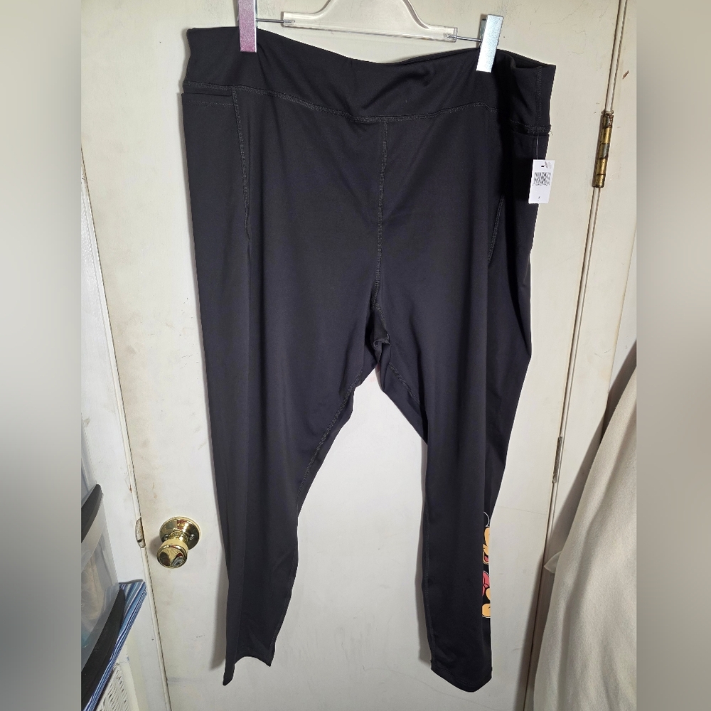 NWT Disney Mickie Minni Gray Leggings 2X